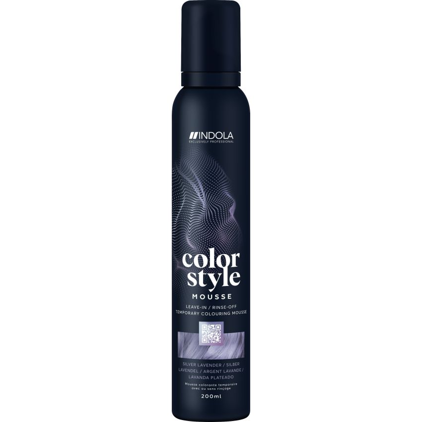 Indola Profession Color Style Mousse Silver Lavender 200Ml
