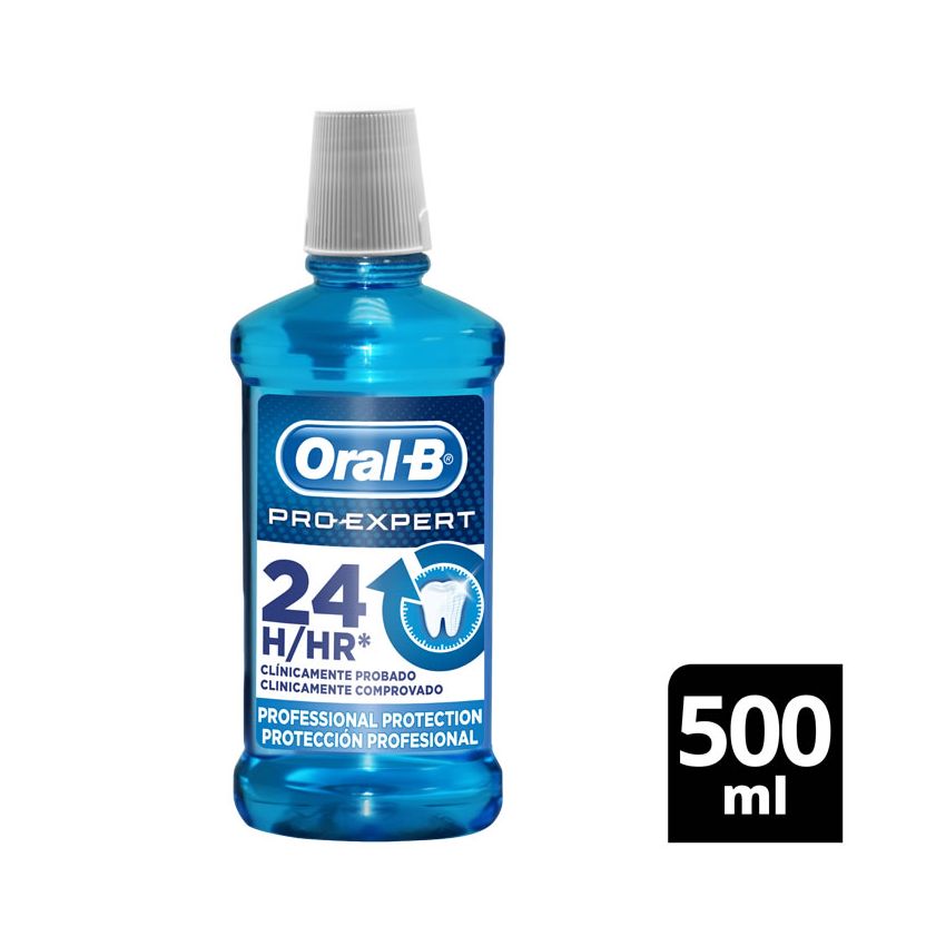Oral-B Pro-Expert Professional Protection Fresh Mint Mouthwash 500Ml