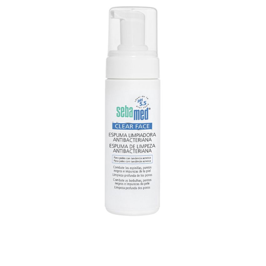Mousse Nettoyante Antibactérienne Clear Face - 150 Ml
