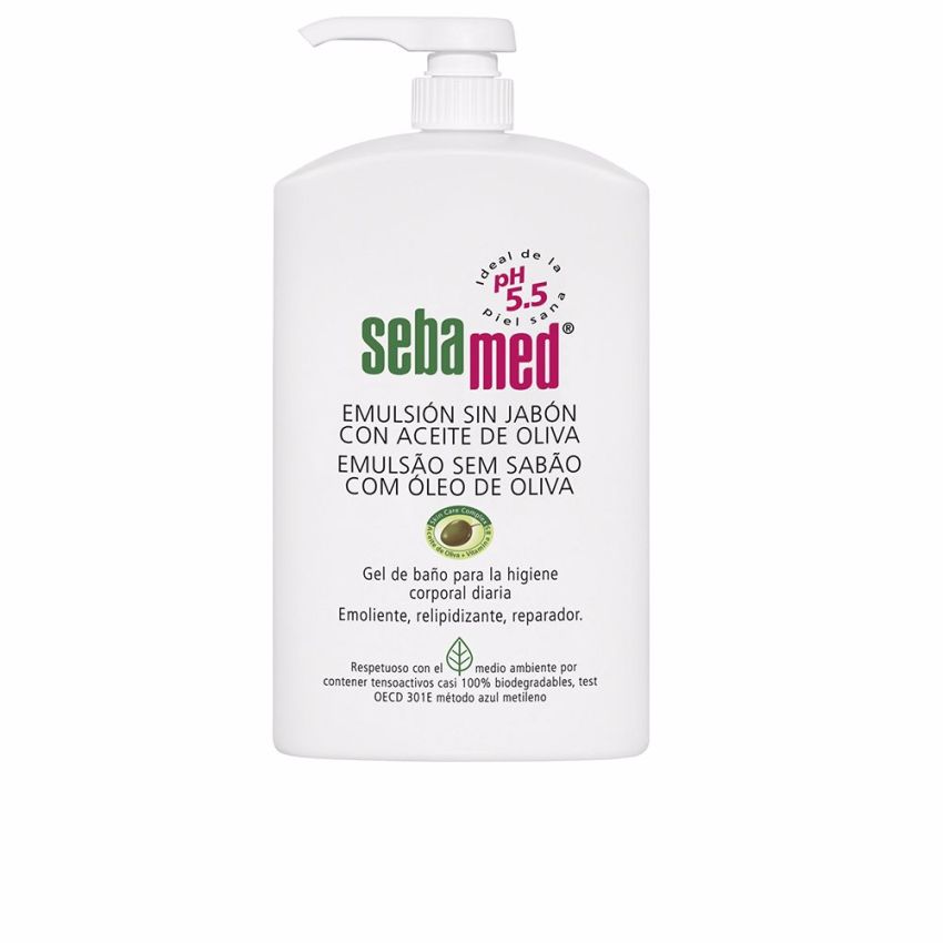 Émulsion Sans Savon Gel De Bain À L'Huile D'Olive - 1000 Ml