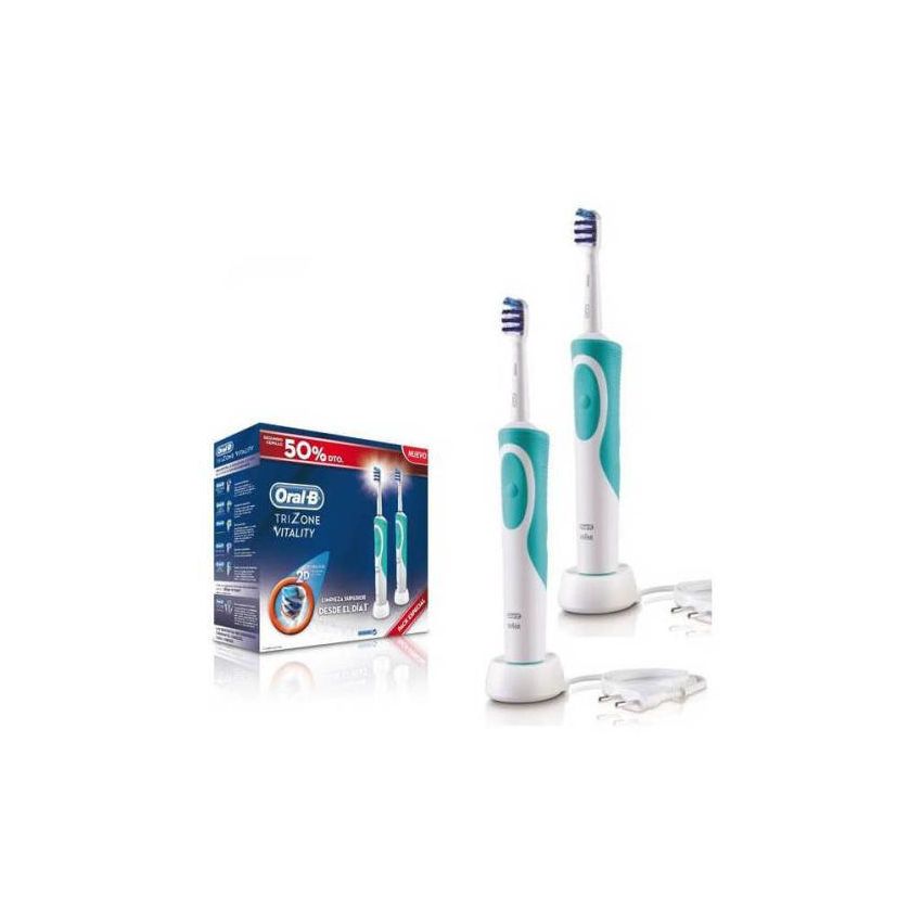 Oral-B Oral B Electric Toothbrush Vitaly Trizone 2 Units