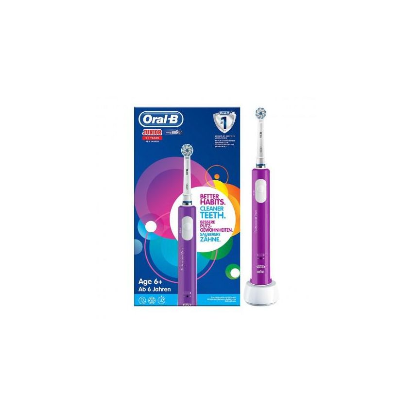 Oral-B Junior Electric Toothbrush Purple Oral B