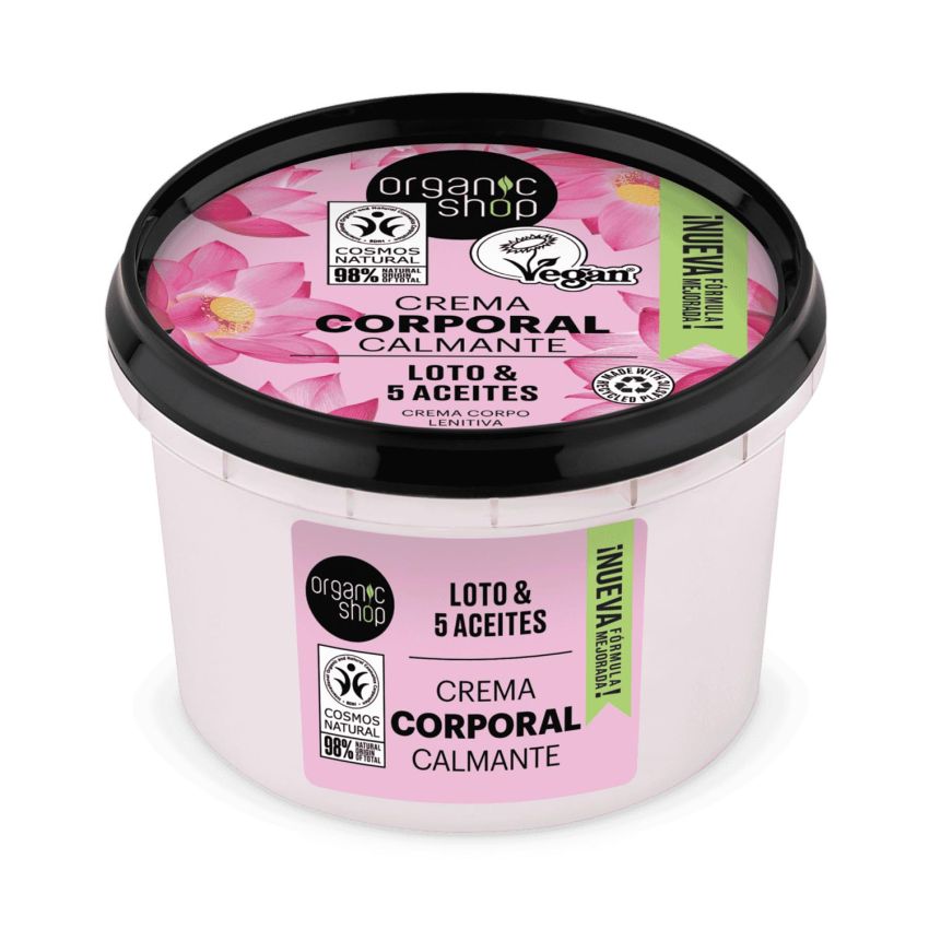 Organic Shop Loto Indio Crema Corporal Calmante 250Ml