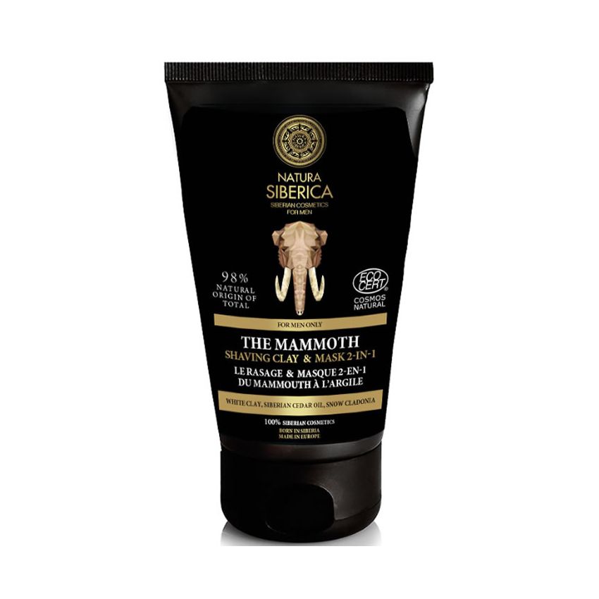 Natura Siberica The Mammoth Shaving Clay And Mask 2 In 1 150Ml