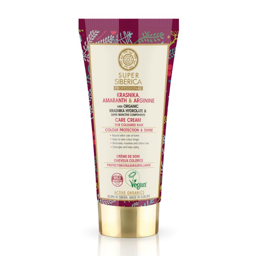 Natura Siberica Arandano Kamchatka Crema Capilar Cabello Teñido 400Ml