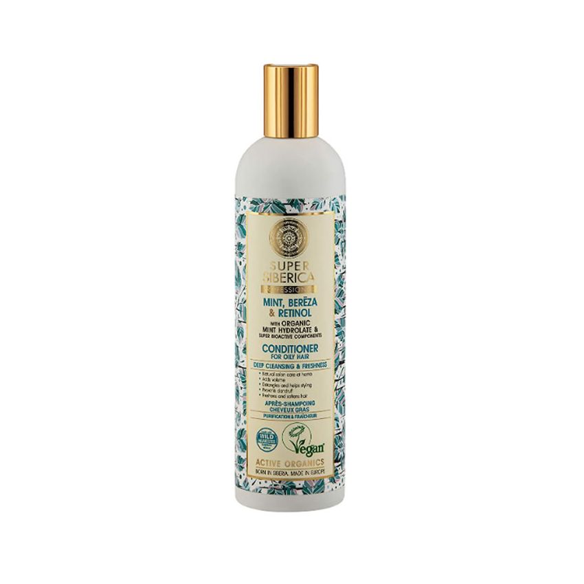 Natura Siberica Hair Conditioner Deep Cleansing And Freshness 400Ml