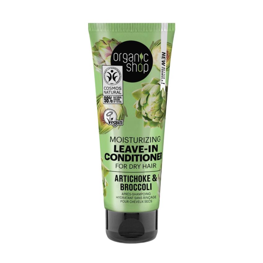 Organic Shop Artichoke Moisturizing Acondicionador Leave In Cabello Seco 280Ml