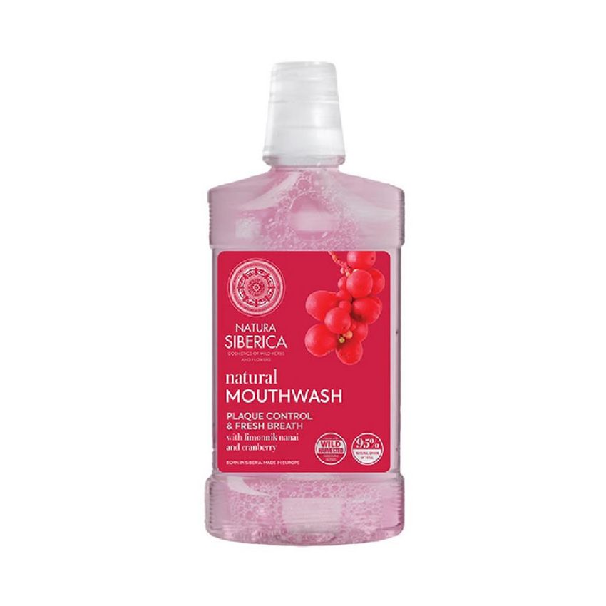 Natura Siberica Natural Mouthwash Schizandra And Cranberry 520Ml