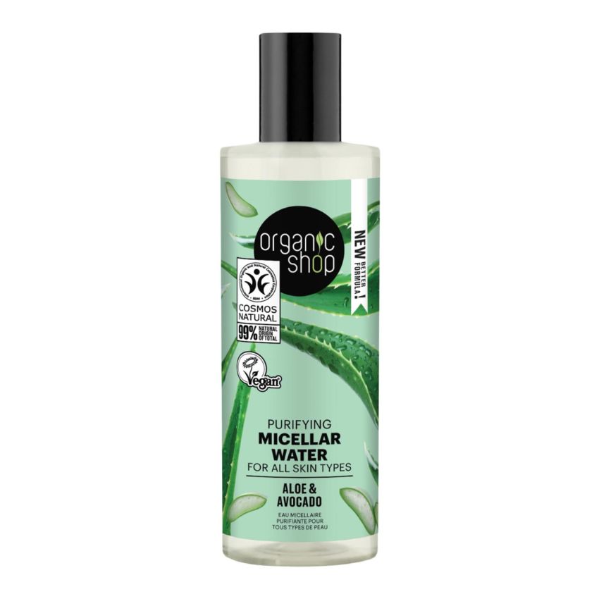 Organic Shop Aloe Agua Micelar Purificante Todo Tipo De Pieles 150Ml
