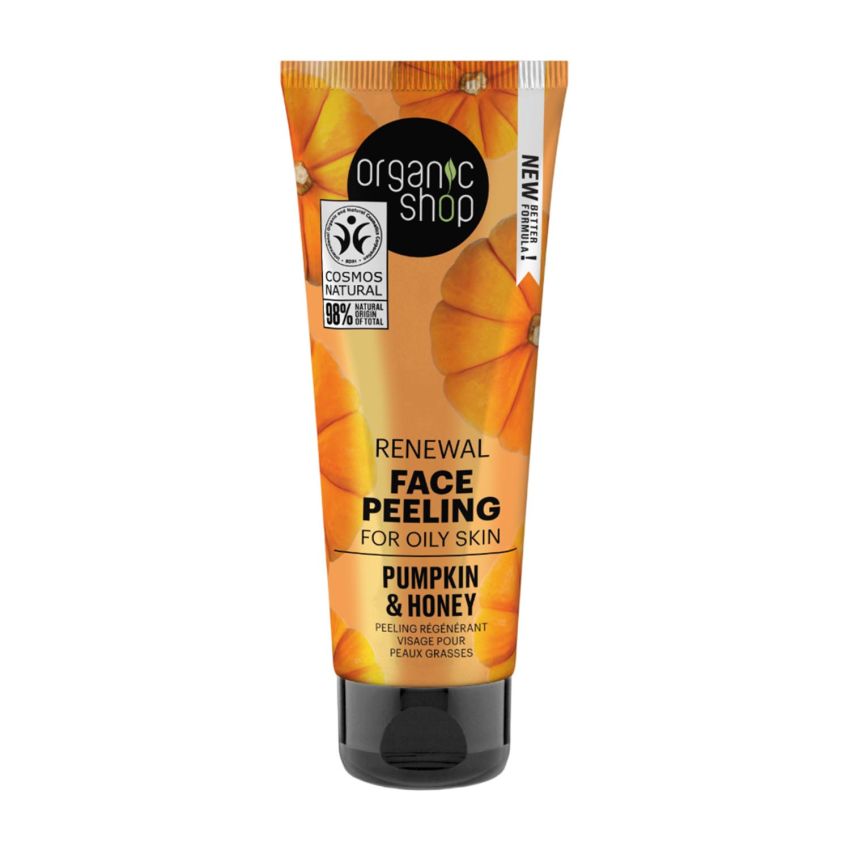 Organic Shop Pumpkin Peeling Facial Piel Grasa 75Ml