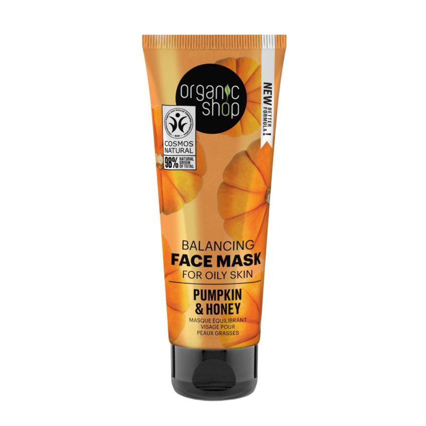 Organic Shop Pumpkin Mascarilla Facial Piel Grasa 75Ml