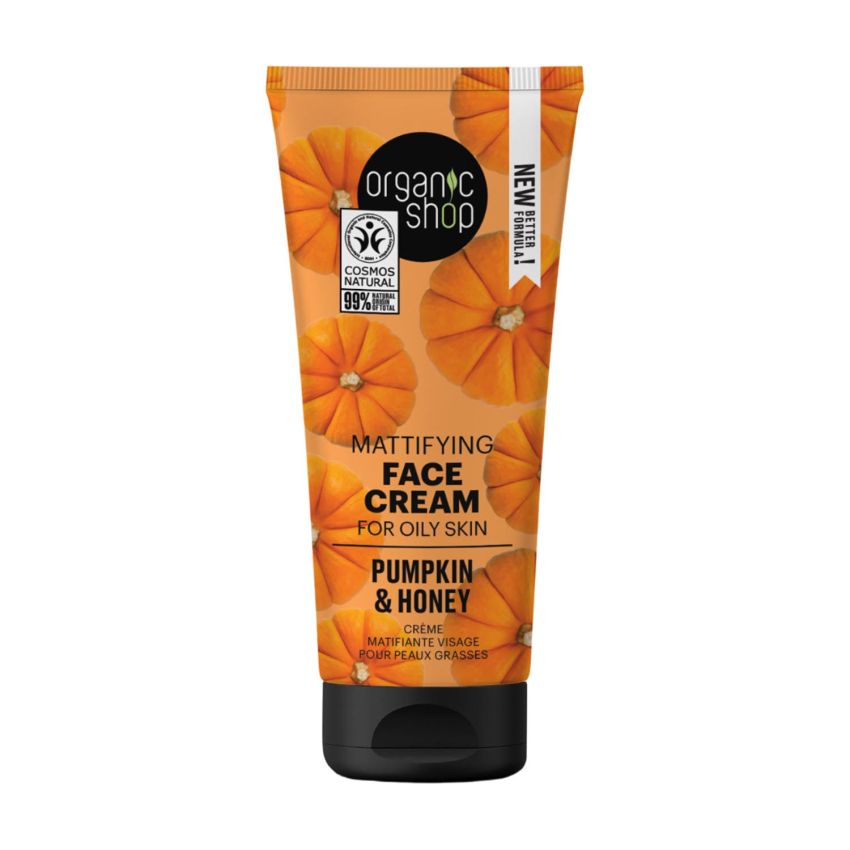 Organic Shop Pumpkin Crema Facial Piel Grasa 50Ml