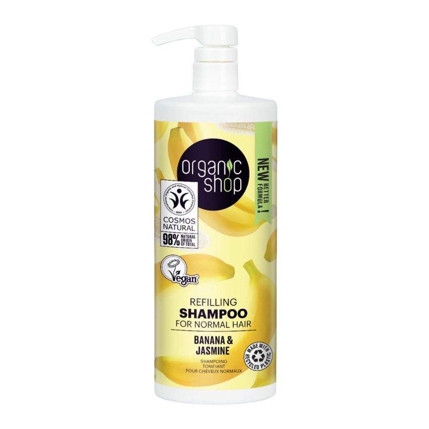 Organic Shop Banana Refillin Champu 1000Ml