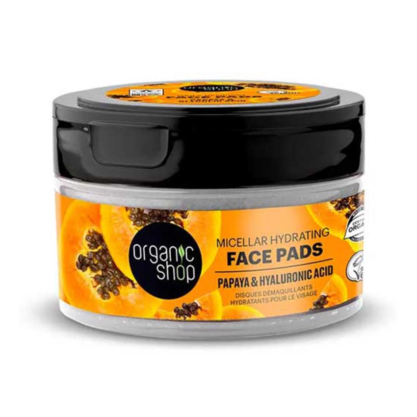 Organic Shop Papaya Micellar Discos Faciales Hidratantes Micellar 20Un