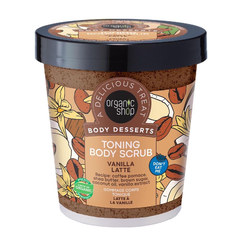 Organic Shop Vanilla Latte Exfoliante Corporal 450Ml