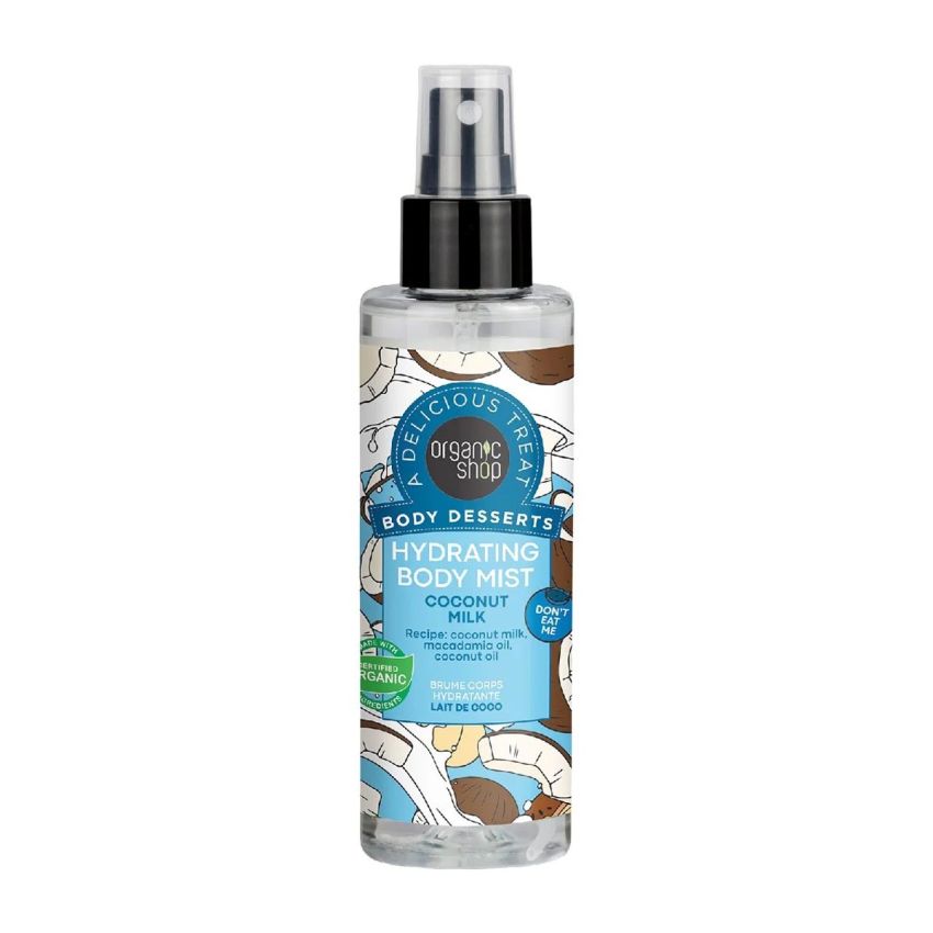 Organic Shop Body Desserts Coconut Milk Spray Corporal Hidratante 200Ml Spray