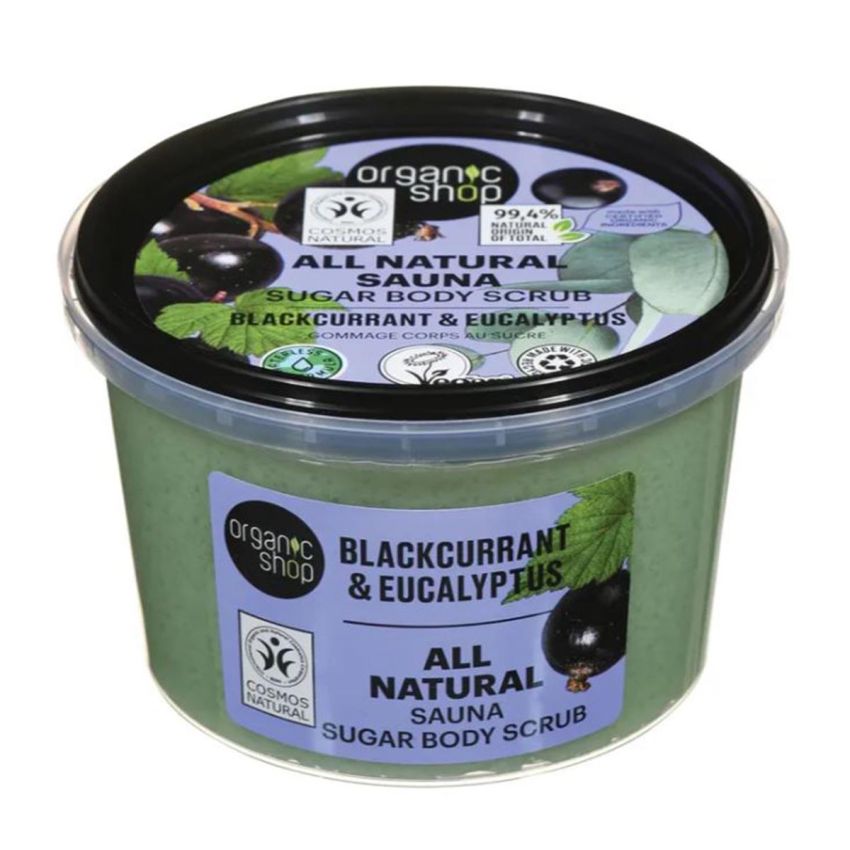 Organic Shop All Natural Sauna Exfoliante Corporal Azucar Grosella 250Ml