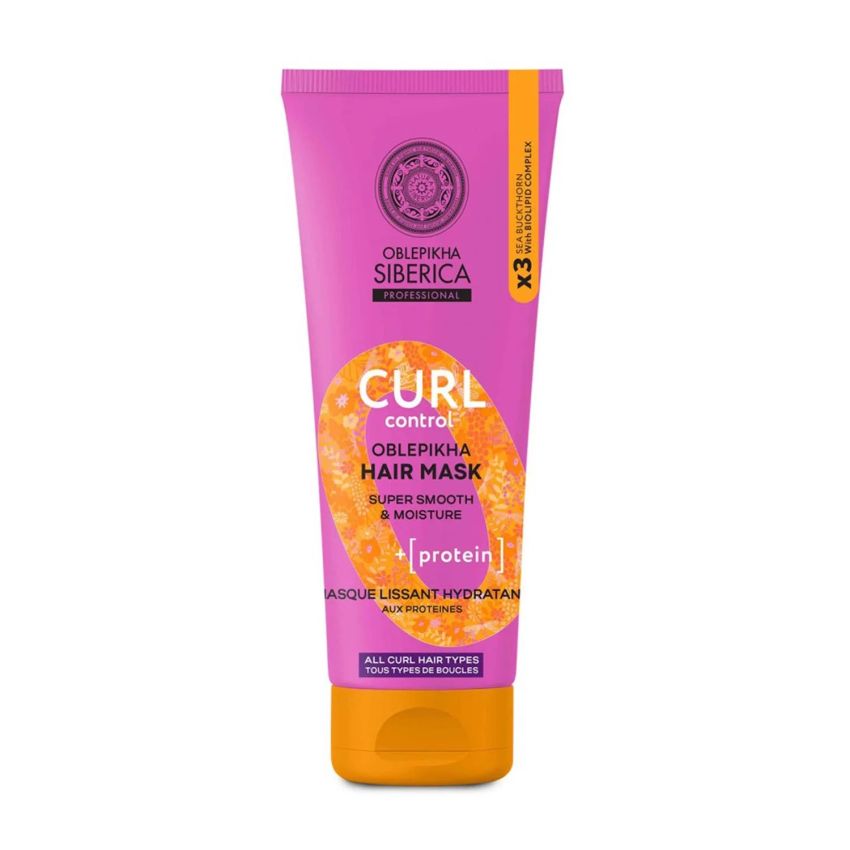 Natura Siberica Oblepikha Curl Protein Mascarilla Capilar 200Ml