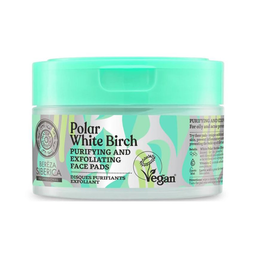 Natura Siberica Disques Purifiants Exfoliants 20 Unité