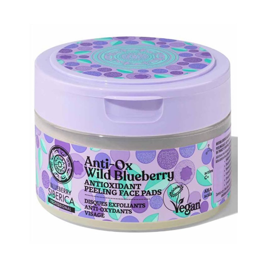 Natura Siberica Disques Exfoliants Anti Oxydants Visage 20 Unité