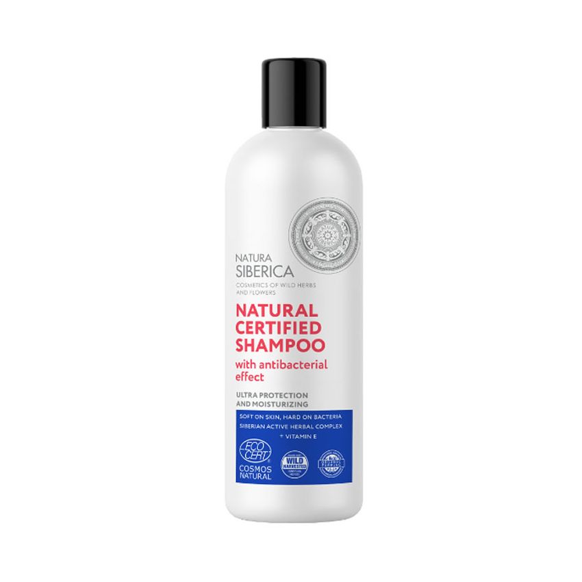 Natura Siberica Natural Certified Shampoo With Antibacterial Effect 400Ml