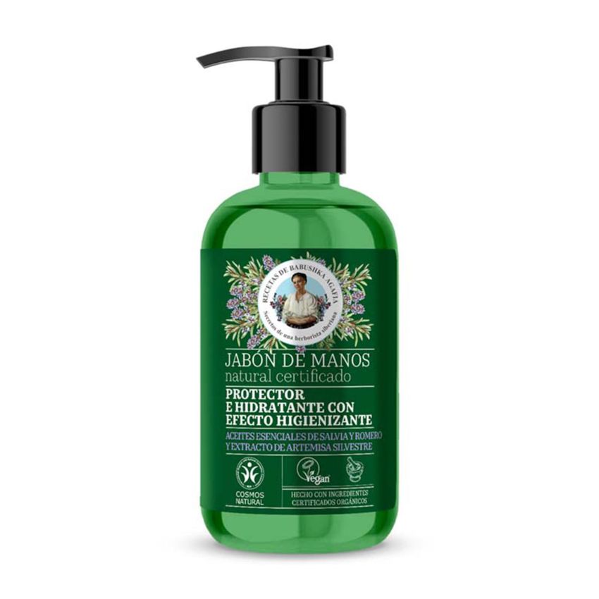 Green Agafia Protector Efecto Higienizante Jabon De Manos Jabon De Manos Con Dosificador 300Ml