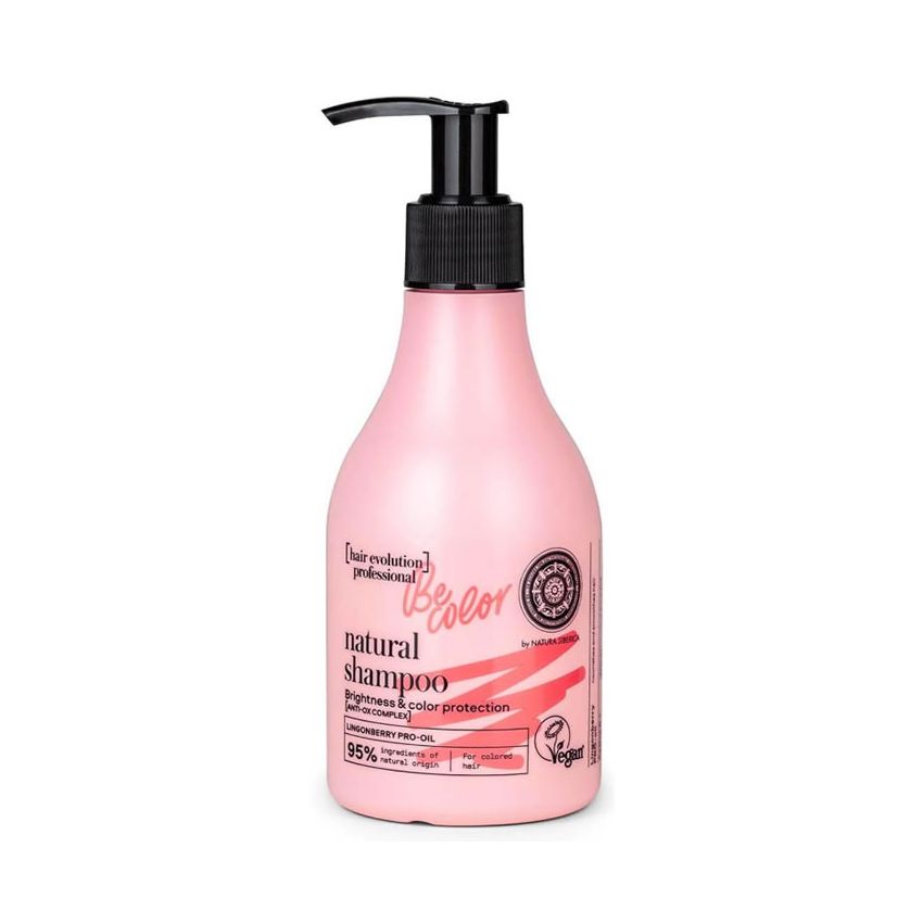 Natura Siberica Natural Shampoo Be Color Brightness And Color Protection 245Ml
