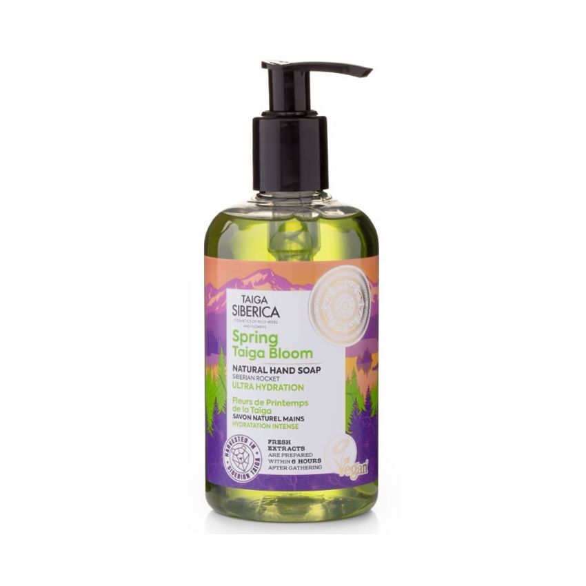 Natura Siberica Spring Savon Naturel Mains Hydratation Intense 300Ml