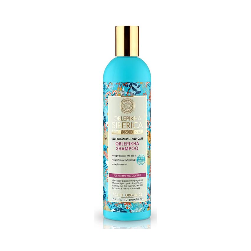 Natura Siberica Oblepikha Shampoo Deep Cleansing And Care 400Ml