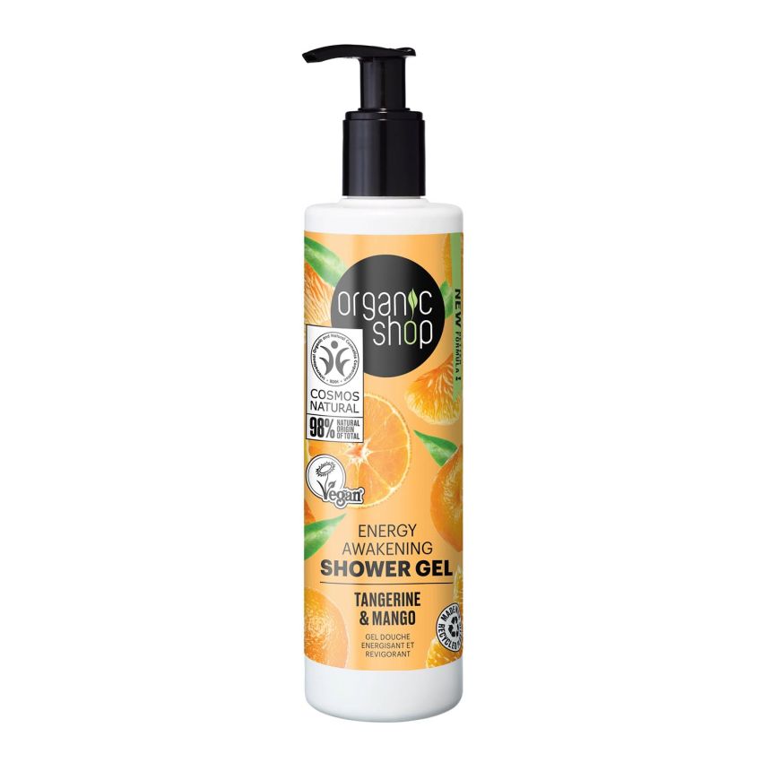 Organic Shop Tangerine Energy Gel De Baño Awakening 200Ml