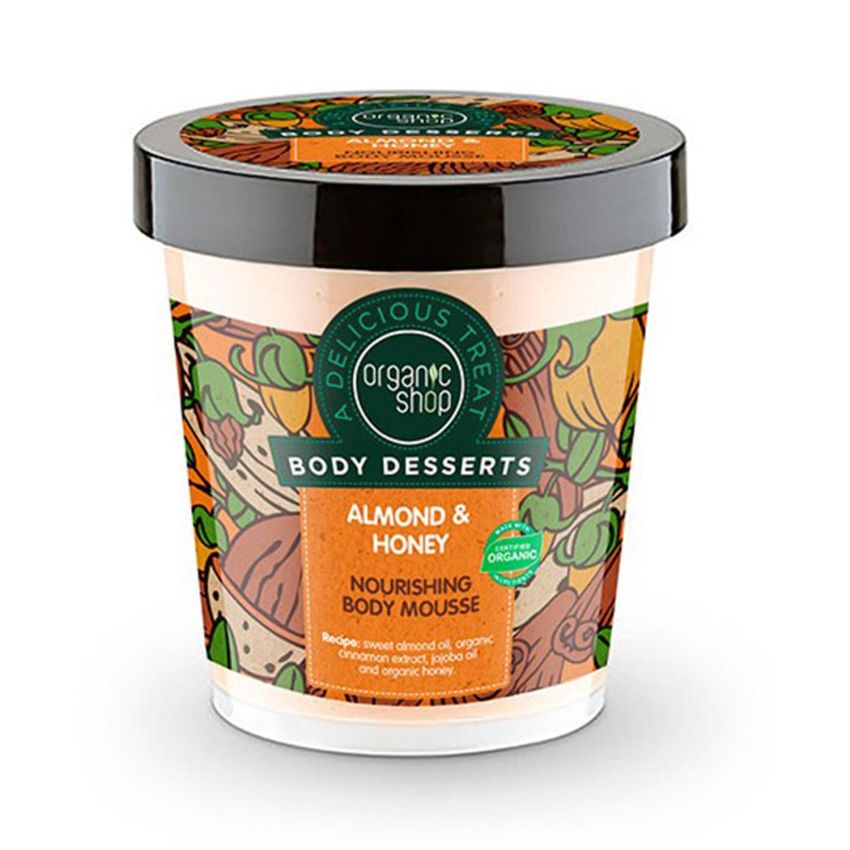 Organic Shop Almond Honey Espuma Corporal Nourishing 1Un