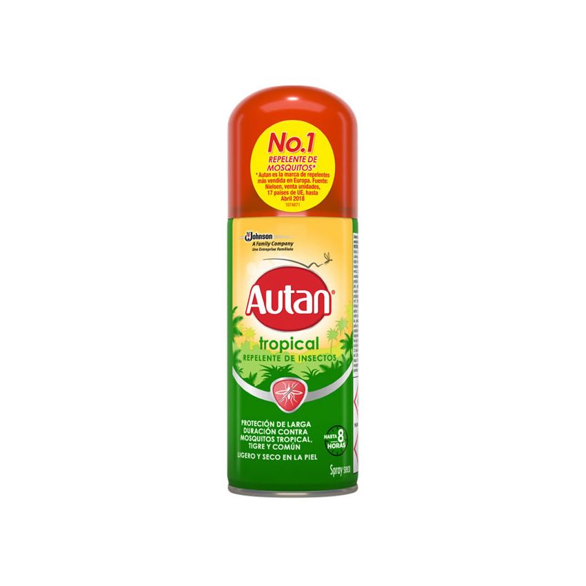 Autan Tropical Repellent Sec Vaporisateur 100Ml