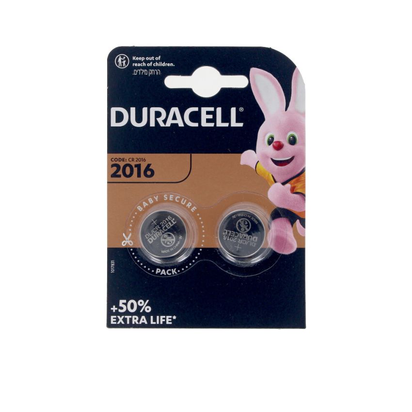 Pack Piles Duracell Bouton Lithium 3V 2016 Dl/Cr2016 - Pack X 2 U
