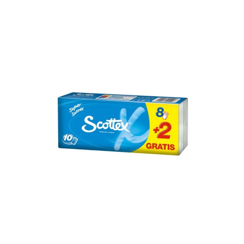 Scottex Pochette 3 Couches 10 Unités