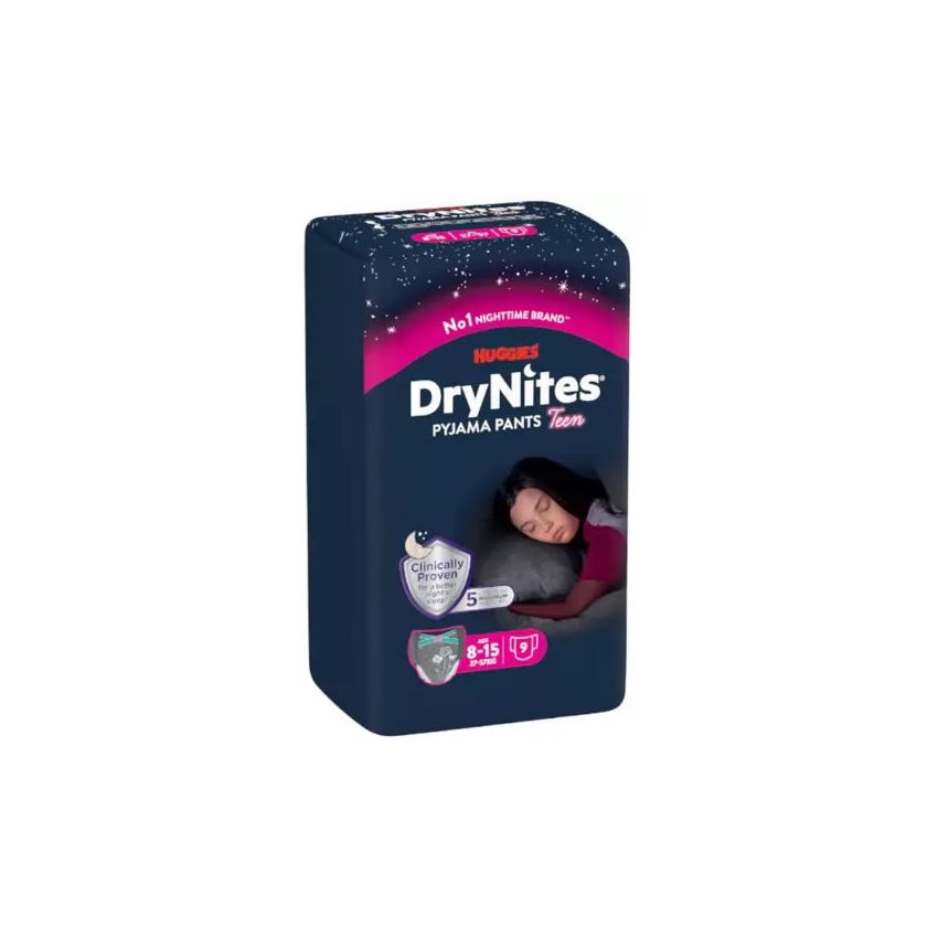 Drynites Pyjama Pants Sous Vêtements Nuit 8-15 Ans 9 Unités