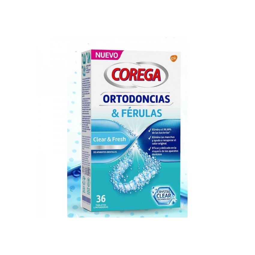 Corega Orthodontie Et Attelles 36 Comprimés