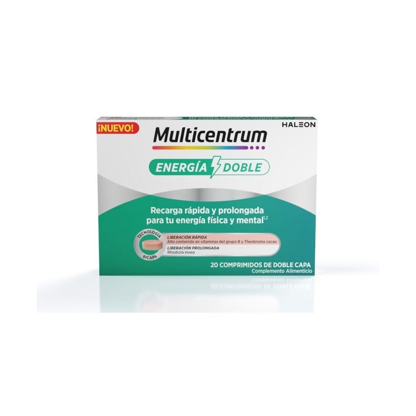 Multicentrum Double Energy 20 Comprimés