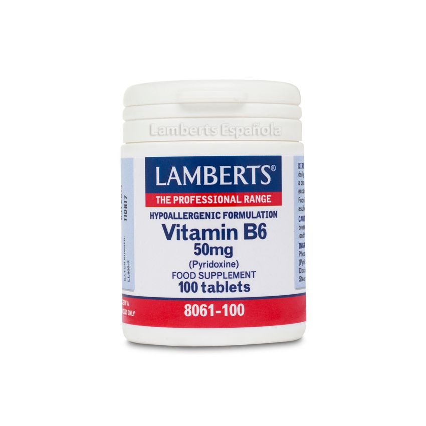 Lamberts Vitamina B6 50 Mg 100 Tabs