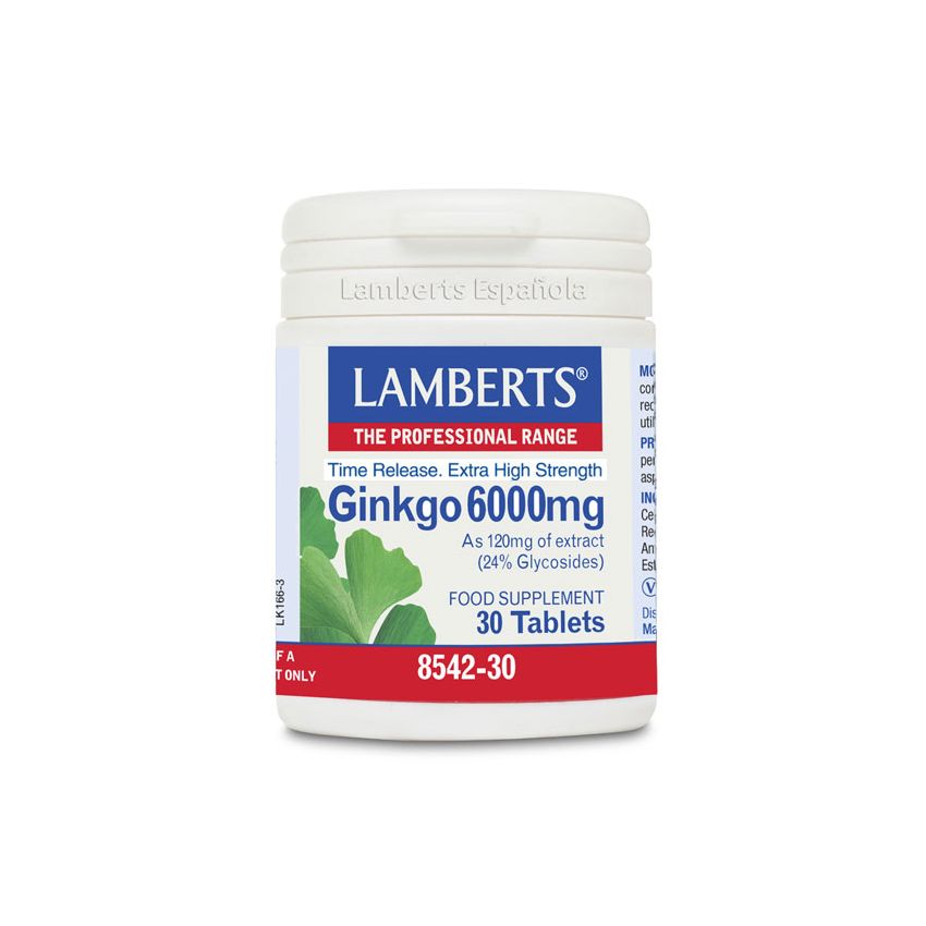 Lamberts Ginkgo Biloba 6000 Mg 180 Caps