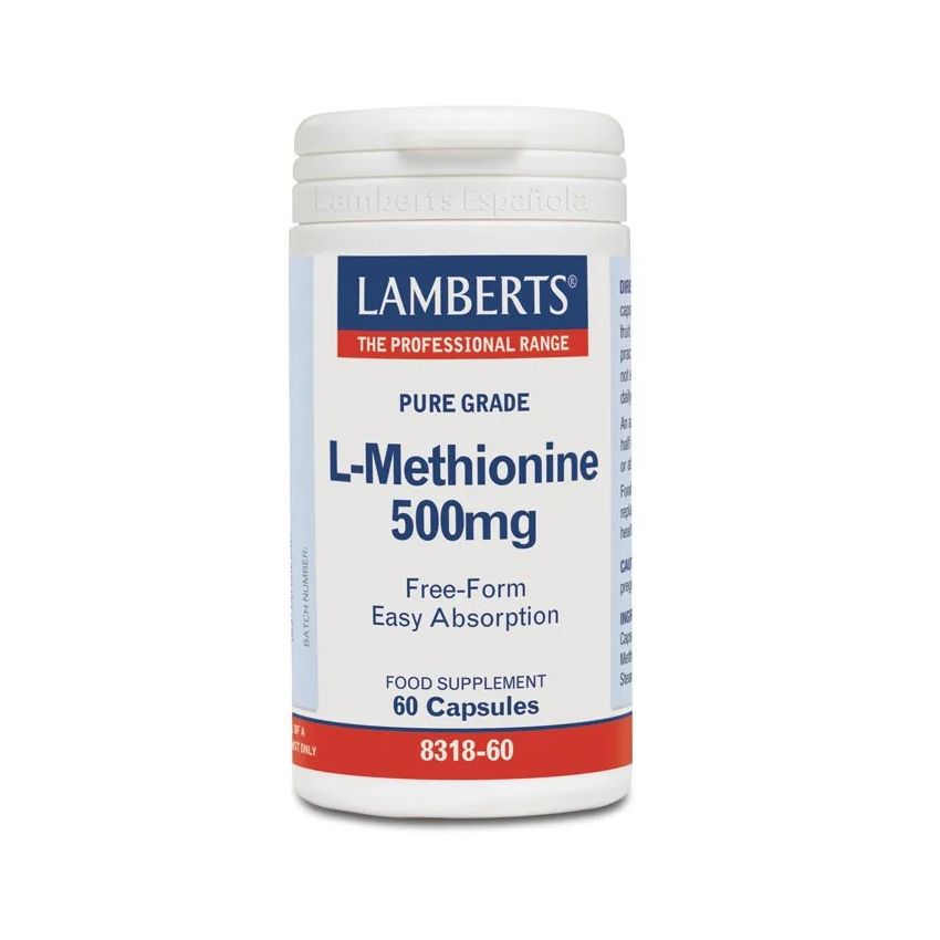 Lamberts L-Metionina 500 Mg 60 Caps