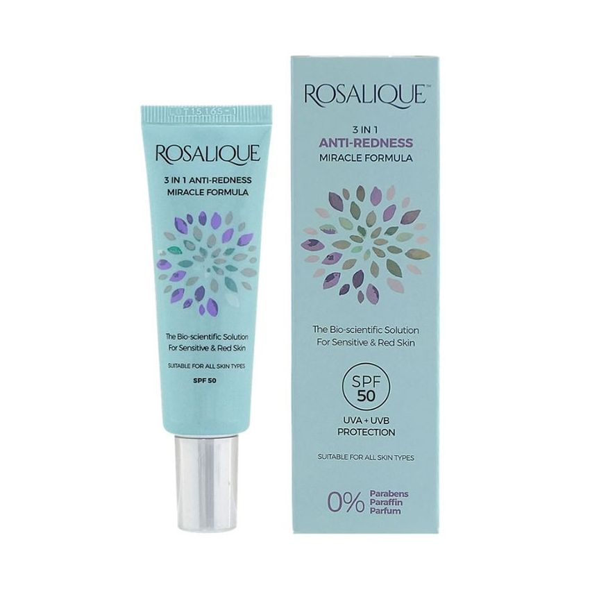 Rosalique 3 In 1 Anti-Redness Miracle Formula Spf50 30Ml