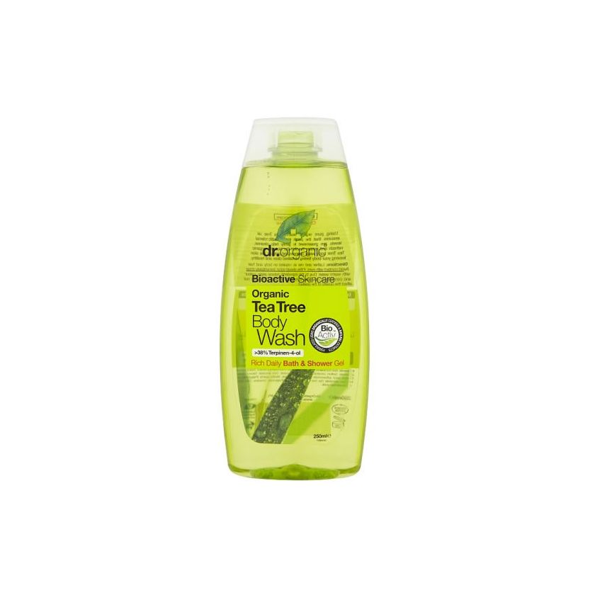 Dr Organic Tea Tree Gel Bain Et Douche 250Ml