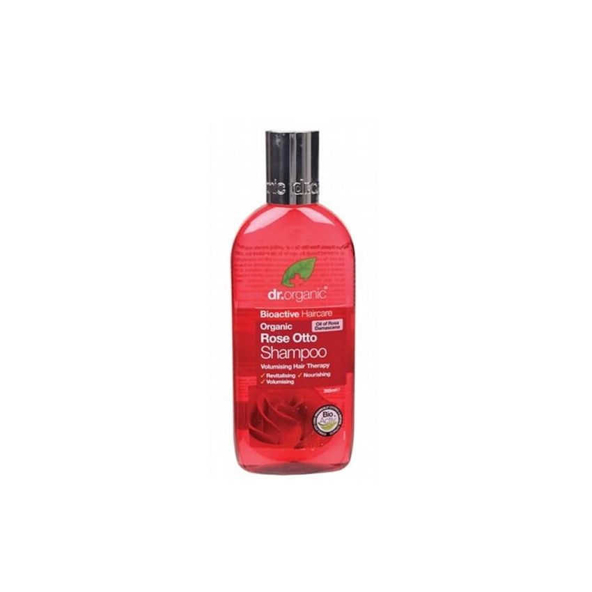 Dr Organic Rose Otto Shampooing 265Ml