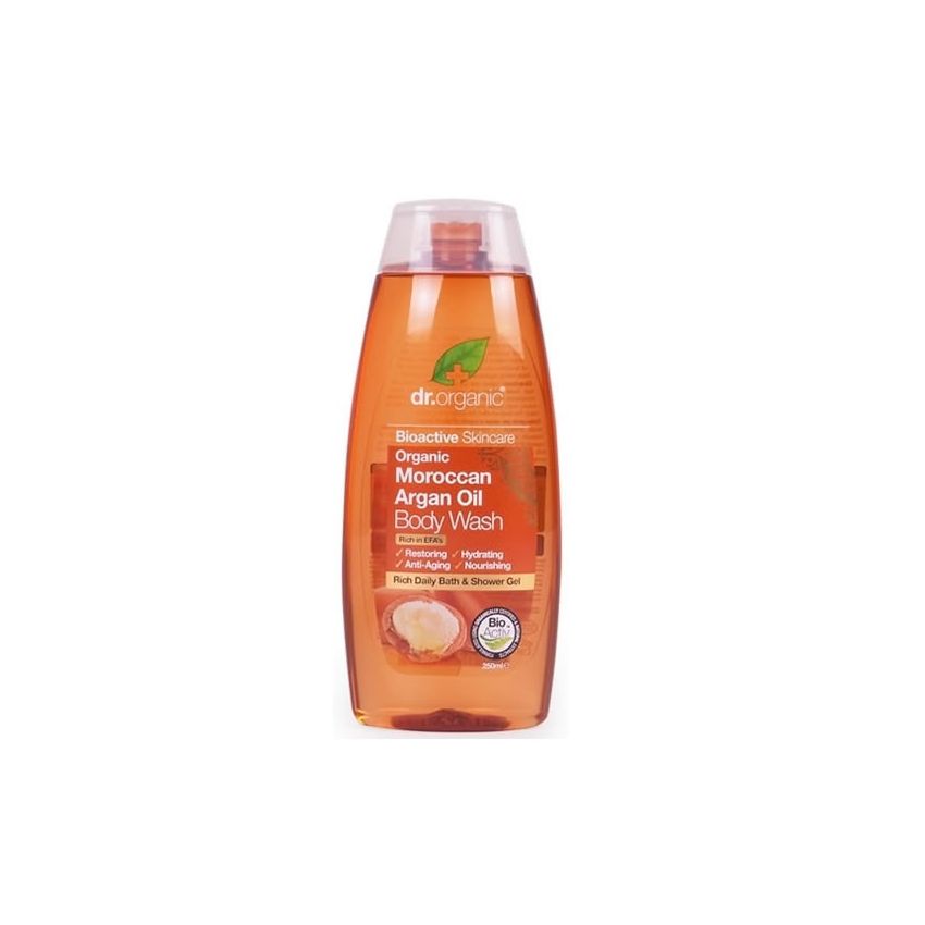 Dr Organic Moroccan Argan Oil Gel Bain Et Douche 250Ml