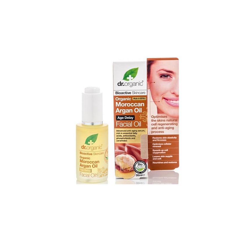 Dr Organic Moroccan Argan Oil Huille Pour Le Visage 30Ml