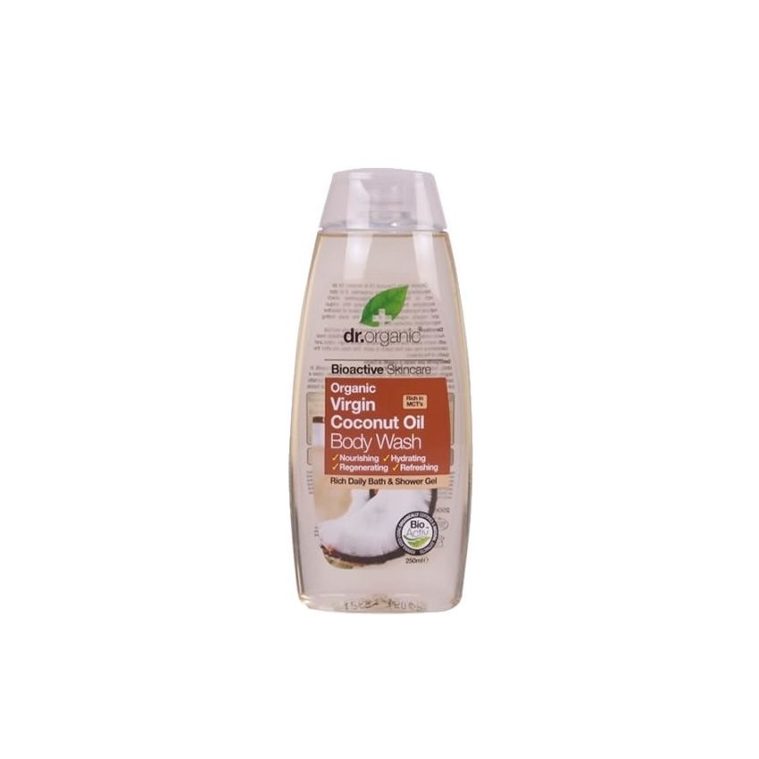 Dr Organic Virgin Coconut Oil Gel Bain Et Douche 250Ml