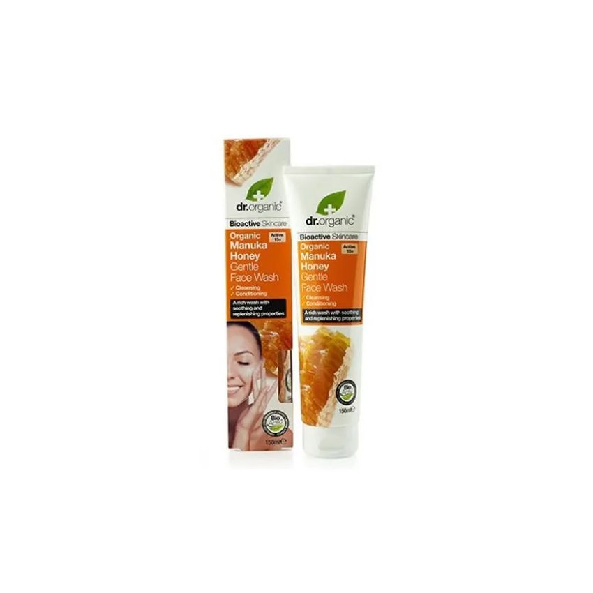 Dr Organic Manuka Honey Nettoyant Visage Doux 150Ml