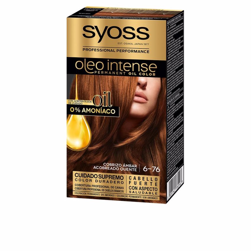 Oleo Intense Coloration Sans Ammoniaque #6.76-Cuivre Ambré - 6.76-Cuivre Ambré 5 Pz
