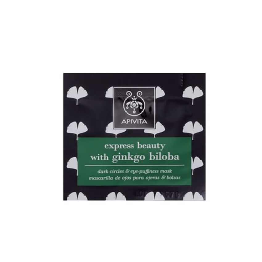 Apivita Dark Circles And Eye-Puffiness Mask With Ginkgo Biloba 2X2Ml