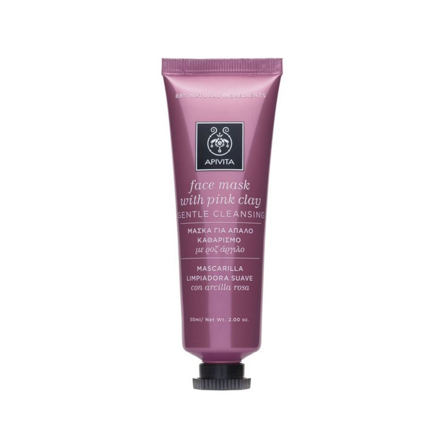 Apivita Gentle Cleansing Face Mask With Pink Clay 50Ml